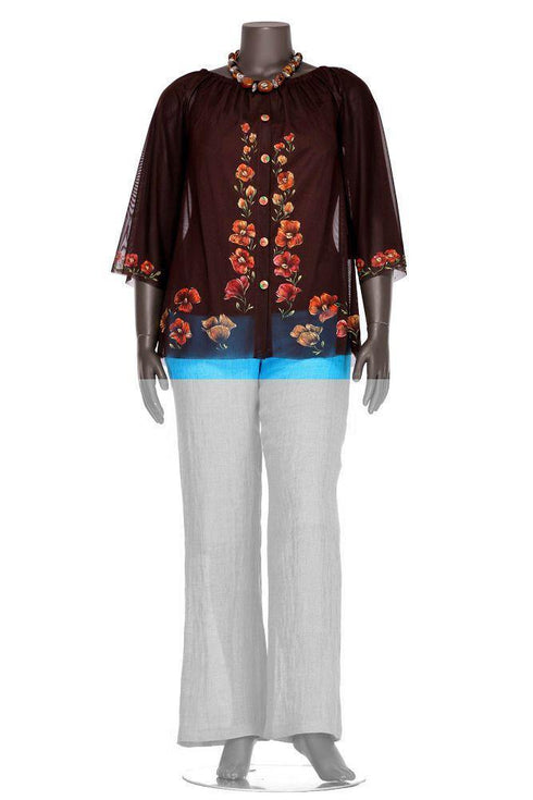 Bluza tull pictata  Liza Panait Liza Panait Online Boutique